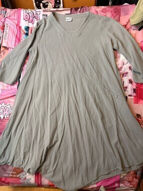 Oh My Gauze! Asymmetrical Cotton Dress